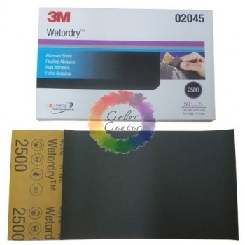 3M 02045  P2500 Наждачная водостойкая бумага 401Q "Magic"