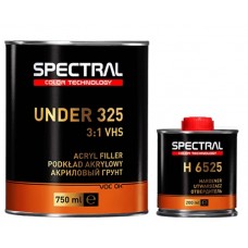 Грунт акриловый SPECTRAL 87241 Under  325 P5 мокрый по мокрому, 3:1 черный, 0,75л + Отвердитель Н6525, 0,25 л