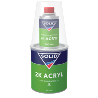 Акриловый грунт-наполнитель для авто Solid 5+1 2K Acryl, белый