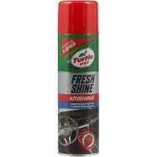 Полироль Turtle Wax для приборной панели авто с освежителем воздуха Клубника 500 мл