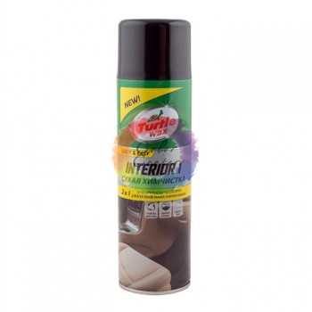 Сухая химчистка со щёткой Turtle Wax Интерьер 1 с нейтрализатором запахов 500 мл