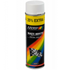  Motip Эмаль аэрозольная акриловая, белая матовая, 500 мл 