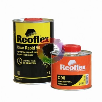  Reoflex Супербыстрый лак с отвердителем, 1 л + 0,5 л