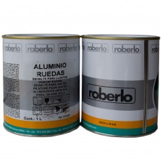 Алкидная автоэмаль для дисков с металлическим алюминиевым блеском Roberlo Aluminio ruedas 1 л