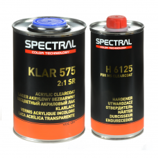 Лак бесцветный Spectral Klar 575 (SR) 2+1, 1л + Отвердитель Н6125, 0,5л
