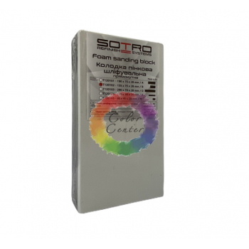 Sotro Колодка Пенная Шлифовальная, 135 x 75 x 28mm / B (T120102)