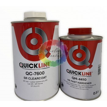 Quickline Лак 7600 1л + отв. быстрый 0,5 л