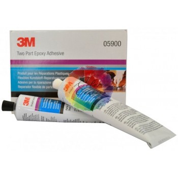 Гибкий клей-шпатлевка для ремонта бамперов 3M 05900 (FPRM), 150 мл + 150 мл