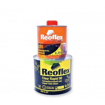 Reoflex Супербыстрый лак с отвердителем, 0,5л + 0,25 л