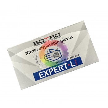Перчатки нитриловый SOTRO Expert  L 100шт (50 пар)